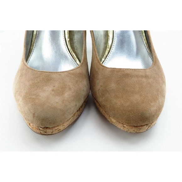 Alfani Women Sz 6.5 M Brown Platform Suede Shoes Maddy - Picture 2 of 7